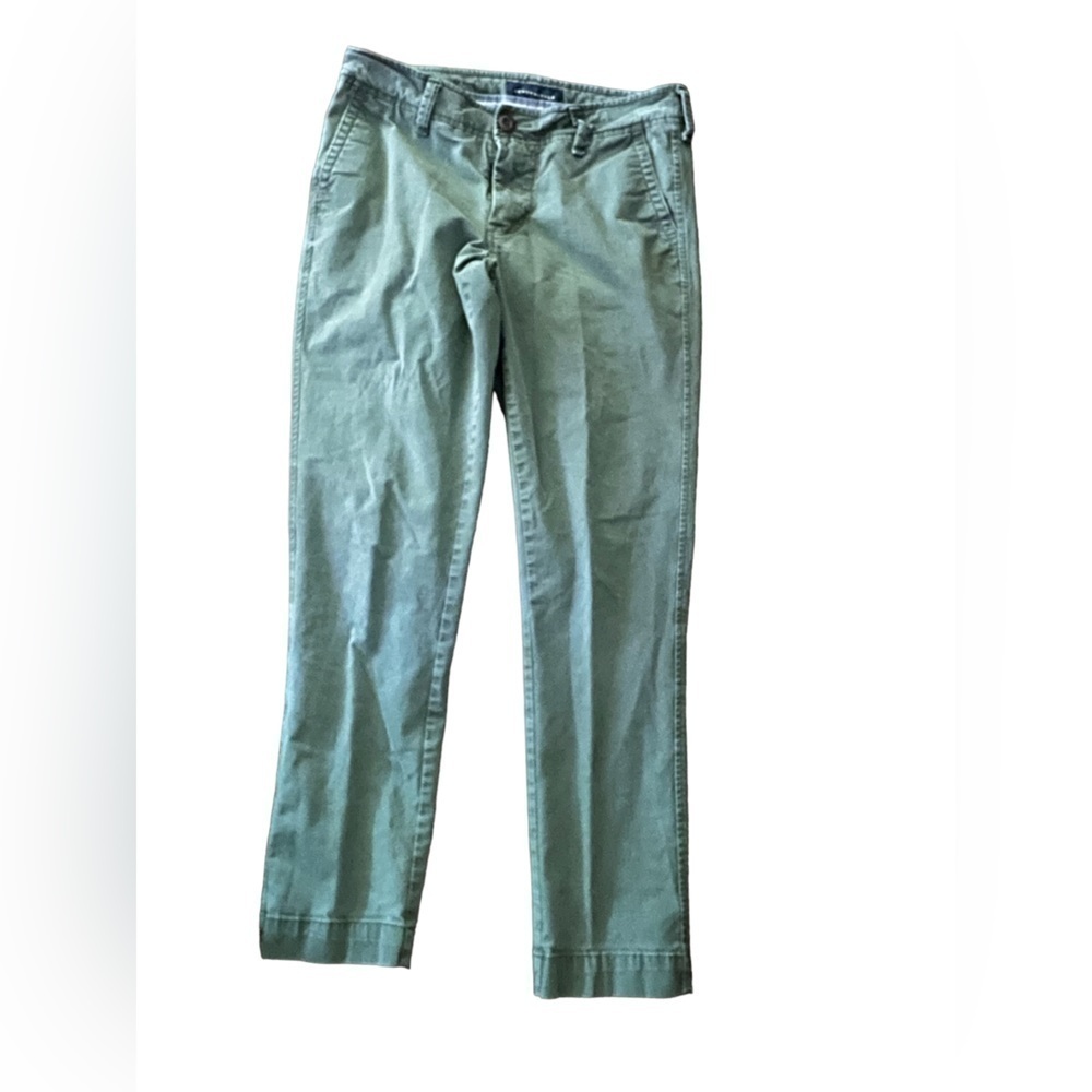 AEROPOSTALE Slim Straight Denim Jeans Green Skinny